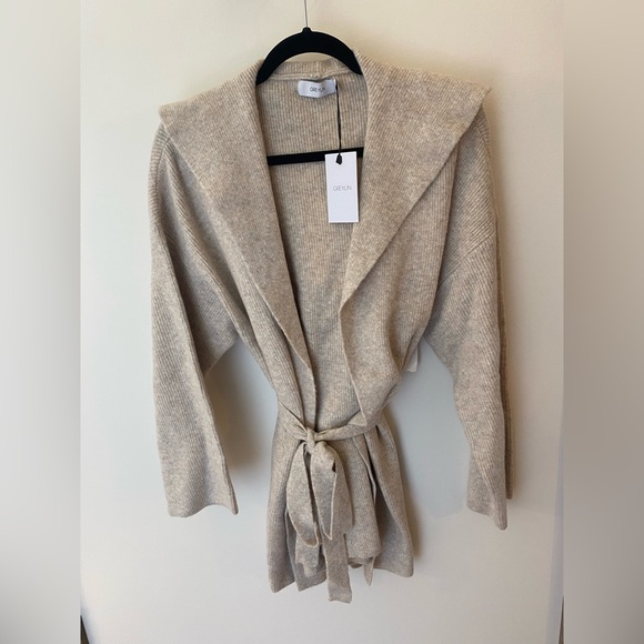 NWT Greylin Ribbed Wrap Sweater